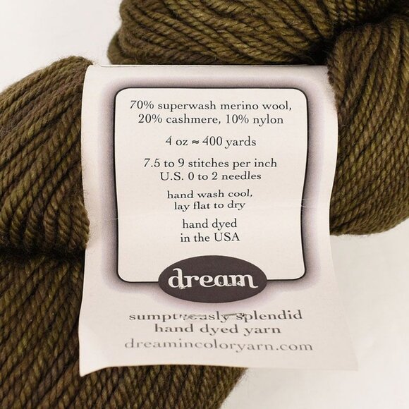 Dream in Color Smooshy With Cashmere Sock Weight Yarn 400 Yds Boot Camp Colorway - Picture 4 of 5